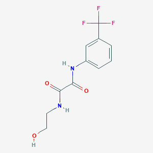 N1-(2-hydroxyethyl)-N2-(3-(trifluoromethyl)phenyl)oxalamide