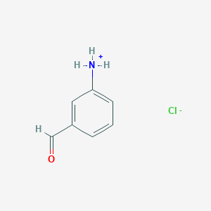 molecular formula C7H8ClNO B7721032 (3-Formylphenyl)azanium;chloride 