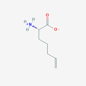 (2S)-2-azaniumylhept-6-enoate