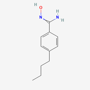 molecular formula C11H16N2O B7721212 4-butyl-N-hydroxybenzene-1-carboximidamide 