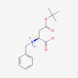 molecular formula C15H21NO4 B7721254 (2S)-2-(benzylazaniumyl)-4-[(2-methylpropan-2-yl)oxy]-4-oxobutanoate 