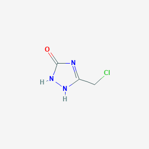 molecular formula C3H4ClN3O B7721278 CID 10129979 