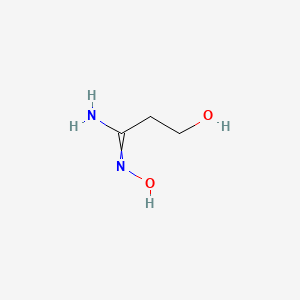 molecular formula C3H8N2O2 B7721304 N',3-dihydroxypropanimidamide 