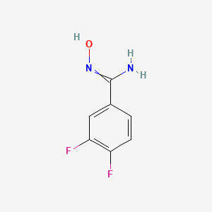 molecular formula C7H6F2N2O B7721314 3,4-二氟-N'-羟基苯甲酰亚胺酰胺 