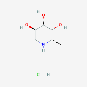 molecular formula C6H14ClNO3 B7721345 脱氧岩藻糖jirimycin盐酸盐 
