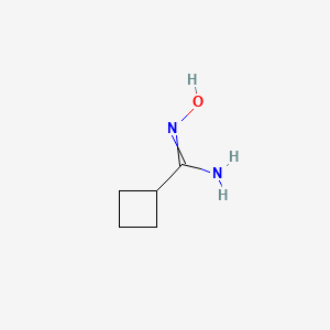 molecular formula C5H10N2O B7721499 N-Hydroxycyclobutanecarboximidamide 