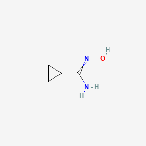 molecular formula C4H8N2O B7721512 N-Hydroxycyclopropanecarboximidamide 