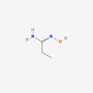 molecular formula C3H8N2O B7721517 N-Hydroxypropionimidamide 