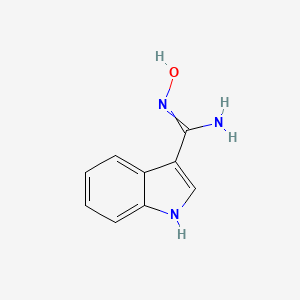 molecular formula C9H9N3O B7721535 N-Hydroxy-1H-indole-3-carboxamidine 