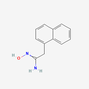 molecular formula C12H12N2O B7721551 N-Hydroxy-2-(naphthalen-1-yl)acetimidamide 