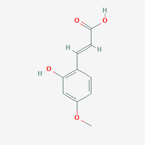 molecular formula C10H10O4 B7721563 3-(2-Hydroxy-4-methoxy-phenyl)-acrylic acid 