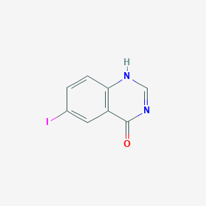 molecular formula C8H5IN2O B7721594 6-iodo-1H-quinazolin-4-one 