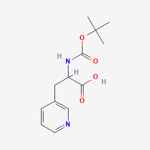 2-((tert-Butoxycarbonyl)amino)-3-(pyridin-3-yl)propanoic acid