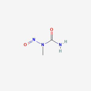 molecular formula C2H5N3O2 B7721670 N-Nitroso-N-methylurea CAS No. 28606-00-0