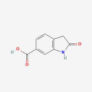 molecular formula C9H7NO3 B7721675 6-羧基吲哚酮 CAS No. 33495-09-9