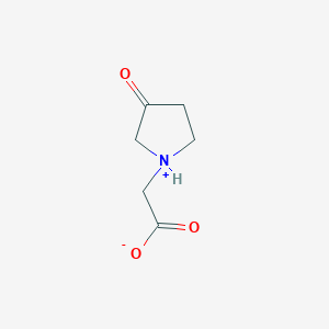 molecular formula C6H9NO3 B7721689 2-(3-Oxopyrrolidin-1-ium-1-yl)acetate 