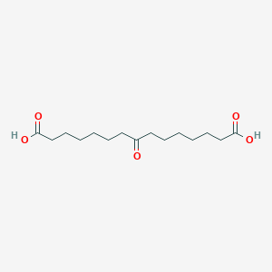 molecular formula C15H26O5 B7721703 8-Oxo-pentadecanedioic acid 