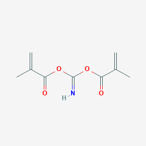 molecular formula C9H11NO4 B7721754 [(2-Methylprop-2-enoyl)oxy]methanimidoyl 2-methylprop-2-enoate 