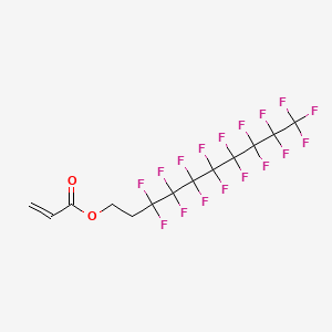 molecular formula C13H7F17O2 B7721766 3,3,4,4,5,5,6,6,7,7,8,8,9,9,10,10,10-Heptadecafluorodecyl acrylate CAS No. 74049-08-4