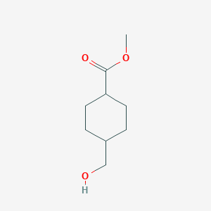 molecular formula C9H16O3 B077218 Methyl 4-(hydroxymethyl)cyclohexanecarboxylate CAS No. 13380-85-3