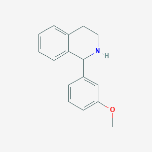 molecular formula C16H17NO B7721824 1-(3-Methoxyphenyl)-1,2,3,4-tetrahydroisoquinoline 