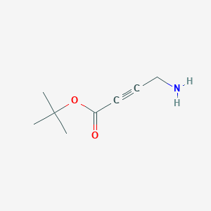 molecular formula C8H13NO2 B7722217 Tert-butyl 4-aminobut-2-ynoate 
