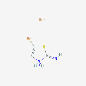 molecular formula C3H4Br2N2S B7722218 5-Bromo-2-thiazolamine hydrobromide 