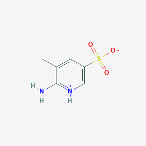 6-Amino-5-methylpyridin-1-ium-3-sulfonate