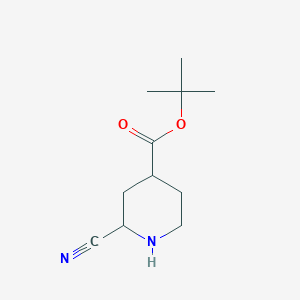 Tert-butyl 2-cyanopiperidine-4-carboxylate
