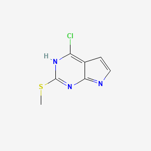 molecular formula C7H6ClN3S B7722272 CID 250907 