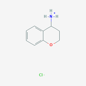 molecular formula C9H12ClNO B7722290 Chroman-4-ylamine, hydrochloride 