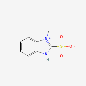molecular formula C8H8N2O3S B7722322 1-methyl-1H-benzimidazol-3-ium-2-sulfonate 
