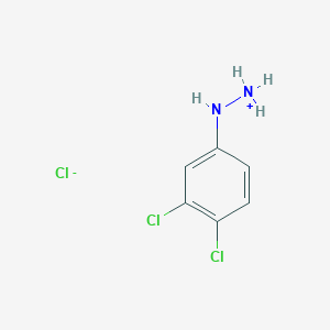 molecular formula C6H7Cl3N2 B7722411 (3,4-Dichloroanilino)azanium;chloride 