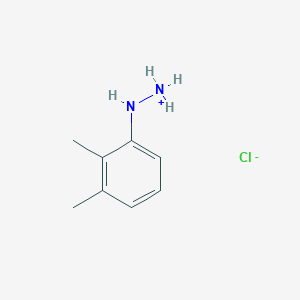 molecular formula C8H13ClN2 B7722425 (2,3-Dimethylanilino)azanium;chloride 