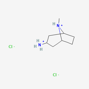 (8-Methyl-8-azoniabicyclo[3.2.1]octan-3-yl)azanium;dichloride