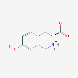 (3R)-7-hydroxy-1,2,3,4-tetrahydroisoquinolin-2-ium-3-carboxylate