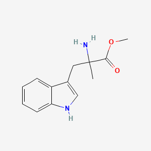 molecular formula C13H16N2O2 B7722629 methyl 2-amino-3-(1H-indol-3-yl)-2-methylpropanoate CAS No. 4734-08-1