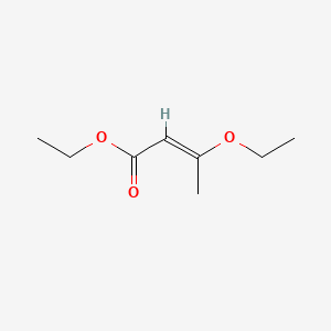 molecular formula C8H14O3 B7722797 3-乙氧基-2-丁烯酸乙酯 CAS No. 5331-73-7