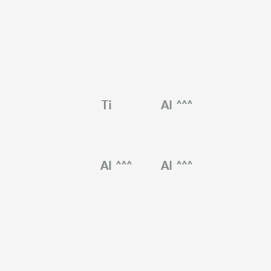 molecular formula Al3Ti B077228 铝，与钛的化合物（3:1） CAS No. 12004-78-3