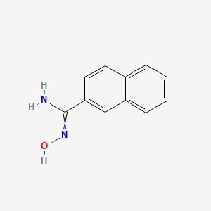 molecular formula C11H10N2O B7722878 N'-羟基萘-2-甲酰亚胺胺 