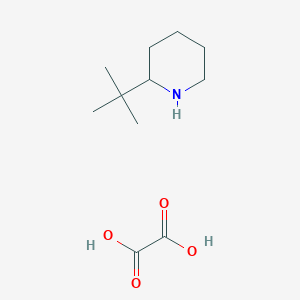 molecular formula C11H21NO4 B7722944 2-Tert-butylpiperidine oxalate 