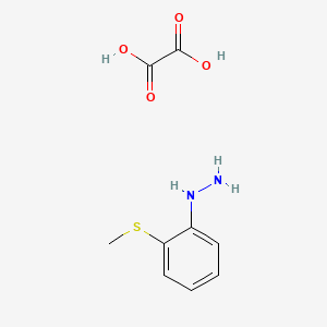 molecular formula C9H12N2O4S B7722952 1-[2-(Methylsulfanyl)phenyl]hydrazine oxalate 