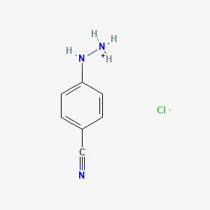 (4-Cyanoanilino)azanium;chloride