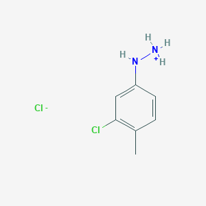 (3-Chloro-4-methylanilino)azanium;chloride