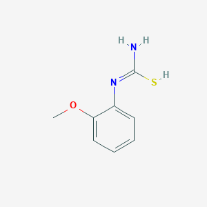 N'-(2-methoxyphenyl)carbamimidothioic acid