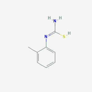 N'-(2-methylphenyl)carbamimidothioic acid