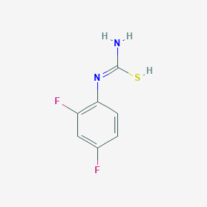 molecular formula C7H6F2N2S B7723138 CID 340222 