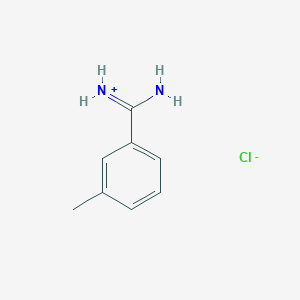 [Amino-(3-methylphenyl)methylidene]azanium;chloride