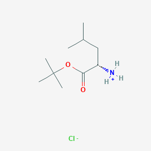 [(2S)-4-methyl-1-[(2-methylpropan-2-yl)oxy]-1-oxopentan-2-yl]azanium;chloride