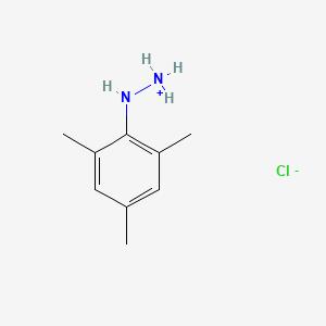 molecular formula C9H15ClN2 B7723275 (2,4,6-Trimethylanilino)azanium;chloride 
